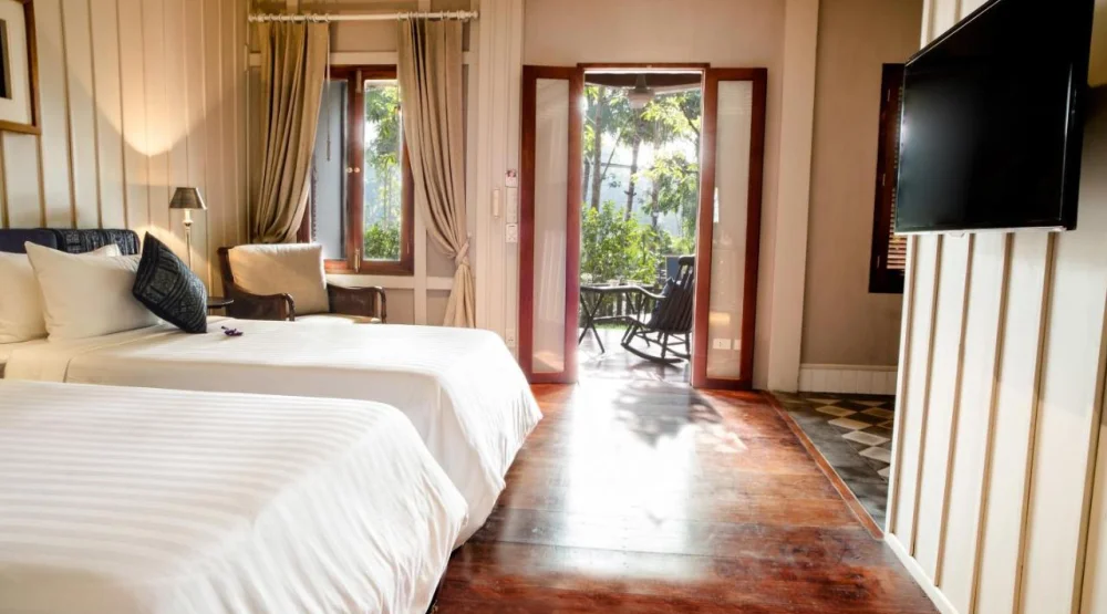 Deluxe Double Or Twin with Garden View at Burasari Heritage