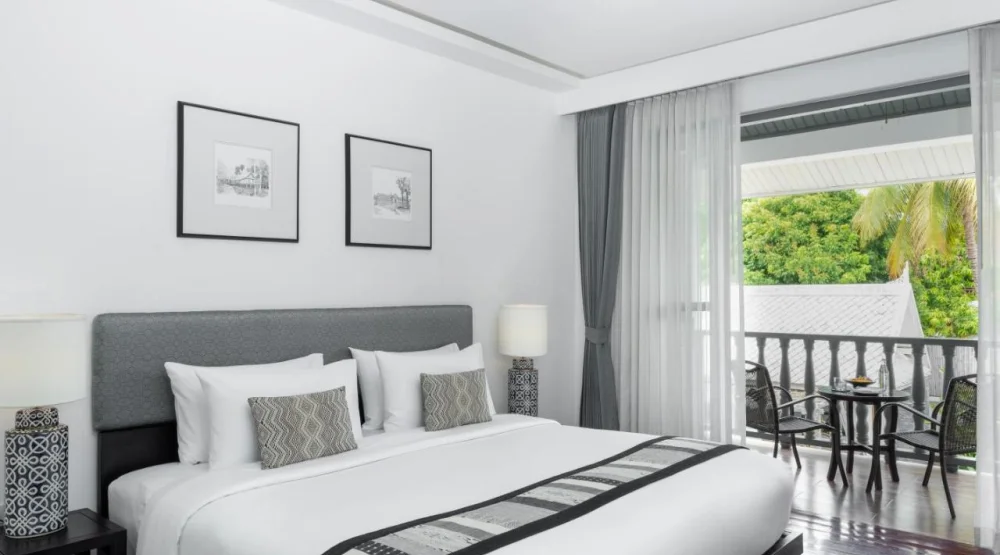 Pool View Double Room at Souphattra Hotel Luang Prabang