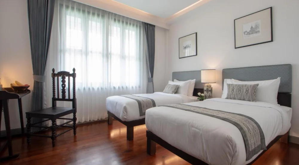 Deluxe Twin Room at Souphattra Hotel Luang Prabang