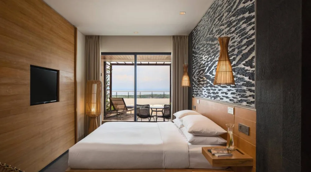 Deluxe Terrace Ocean King, Guest Room, One King, Ocean View at Renaissance Bali Uluwatu Resort & Spa
