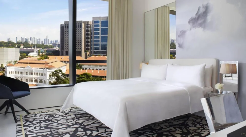 Premier, Guest Room, One King at JW Marriott Singapore South Beach