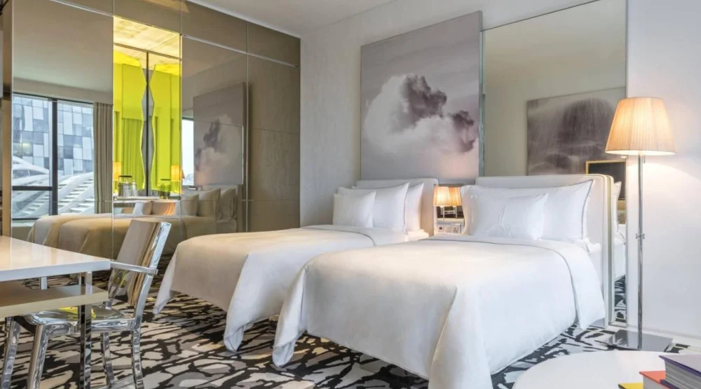Premier, Guest Room, Two Twin at JW Marriott Singapore South Beach
