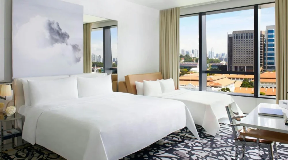 Family, Guest Room, One King at JW Marriott Singapore South Beach