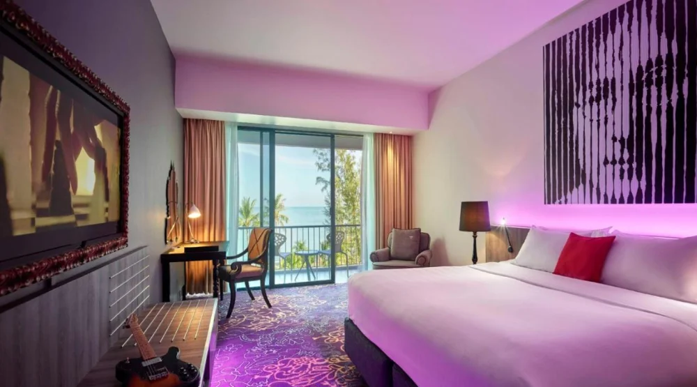 Deluxe Double Or Twin Room with Sea View at Hard Rock Hotel Penang