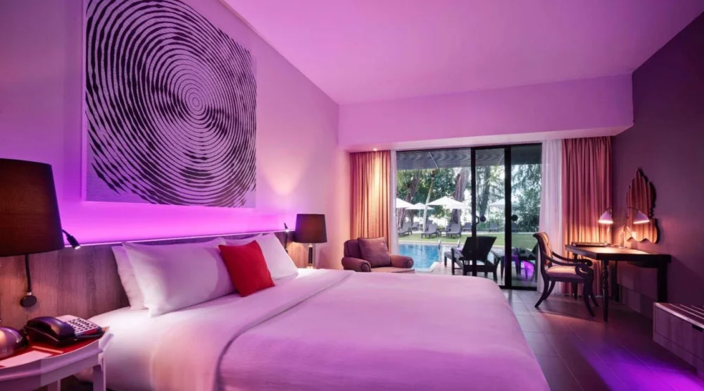 Deluxe Double Or Twin Room with Lagoon View at Hard Rock Hotel Penang