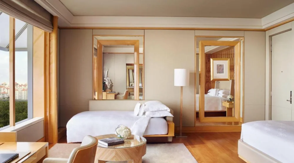 Grand Kallang, One King Bed and One Sofa Bed, Kallang Precinct View at The Ritz-Carlton Millenia Singapore