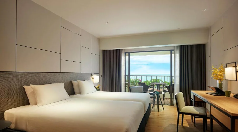 Premier Twin Room with Sea View at Parkroyal Penang Resort