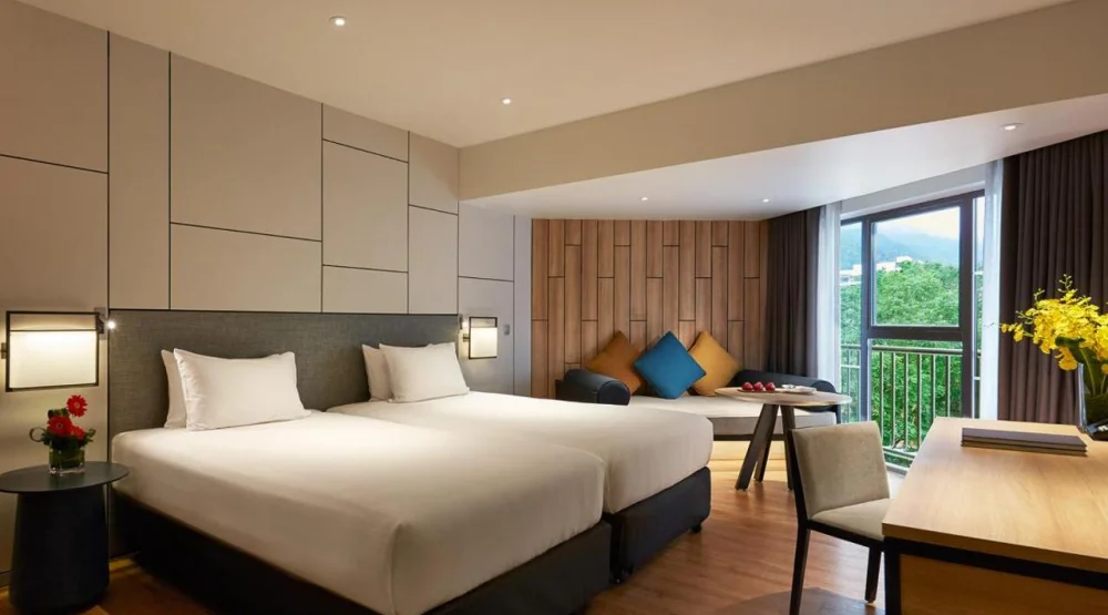 Deluxe Twin Seafacing Room at Parkroyal Penang Resort