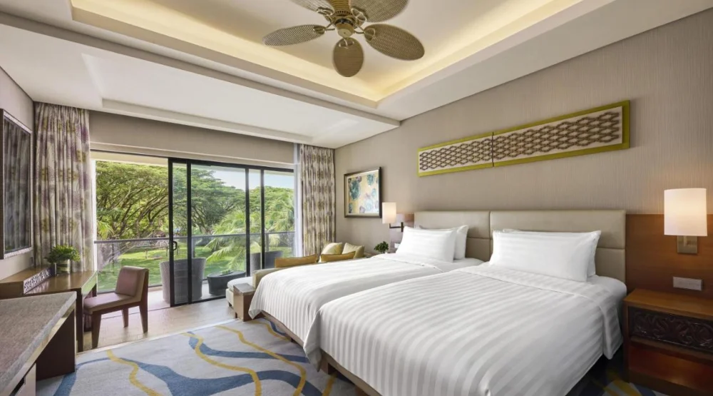 Garden Wing Deluxe Twin Room at Shangri-La Rasa Ria Kota Kinabalu