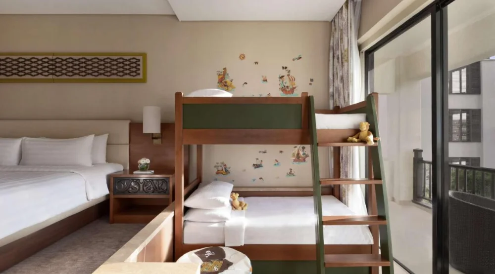 Garden Wing Deluxe Family Room at Shangri-La Rasa Ria Kota Kinabalu