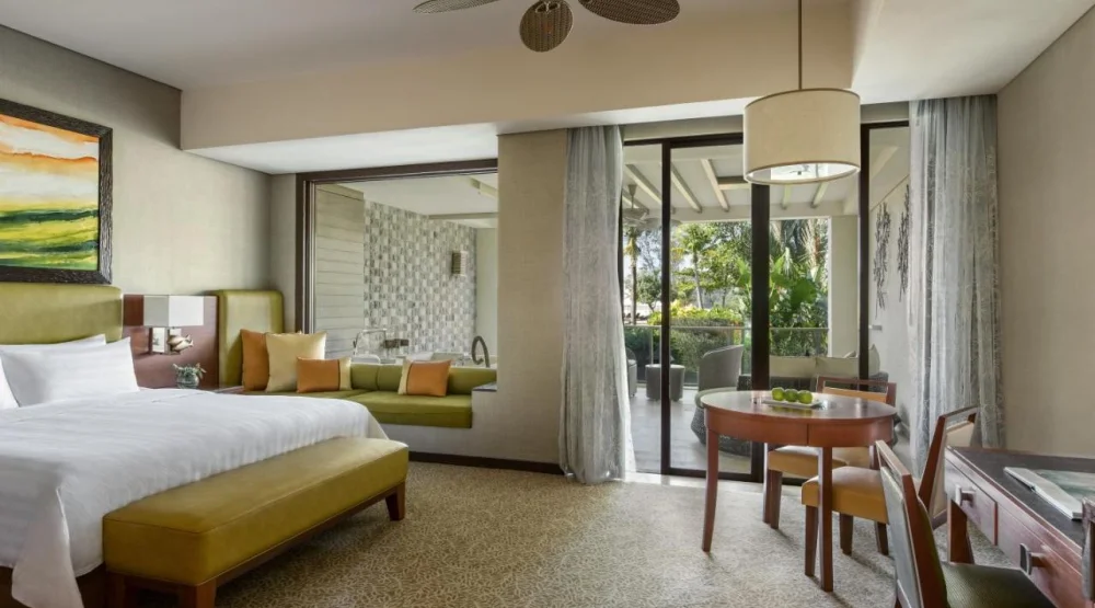 Ocean Wing Junior Suite Garden View King Room at Shangri-La Rasa Ria Kota Kinabalu