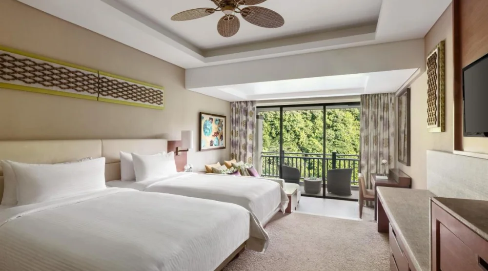 Garden Wing Superior Rainforest Twin Room at Shangri-La Rasa Ria Kota Kinabalu