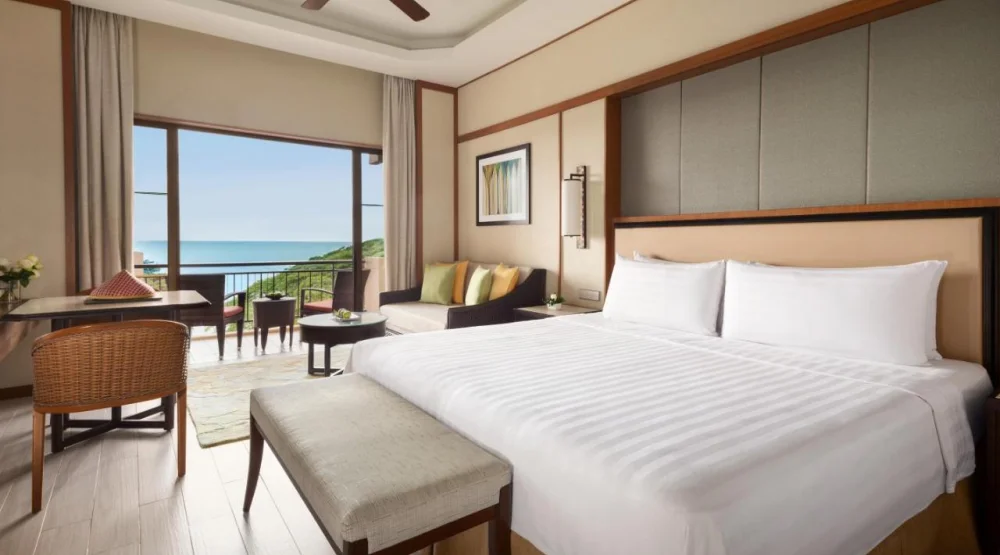 Deluxe Double Room with Sea View - Garden Wing at Shangri-La Rasa Sayang Penang