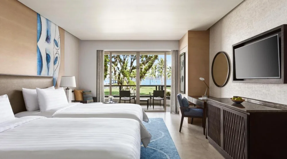 Tanjung Twin Room with Sea View at Shangri-La Tanjung Aru Kota Kinabalu