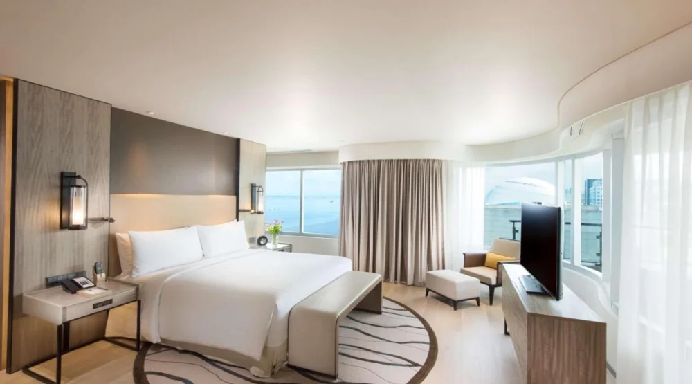 Two Bedroom Ambassador Suite with Balcony at Conrad Manila