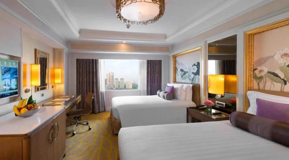 Premier Twin Room at Dusit Thani Manila
