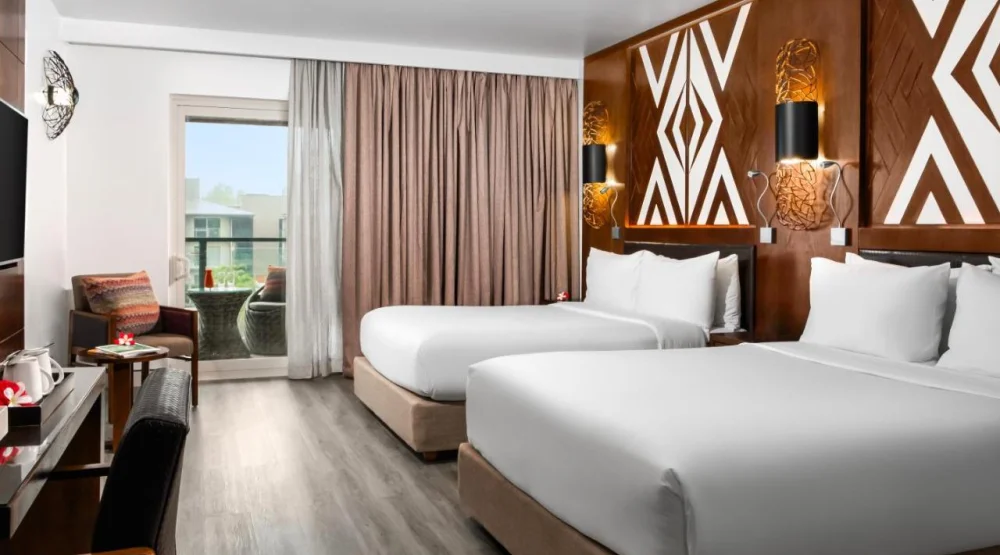 Standard Double Room with Two Double Beds at Crowne Plaza Fiji Nadi Bay Resort & Spa