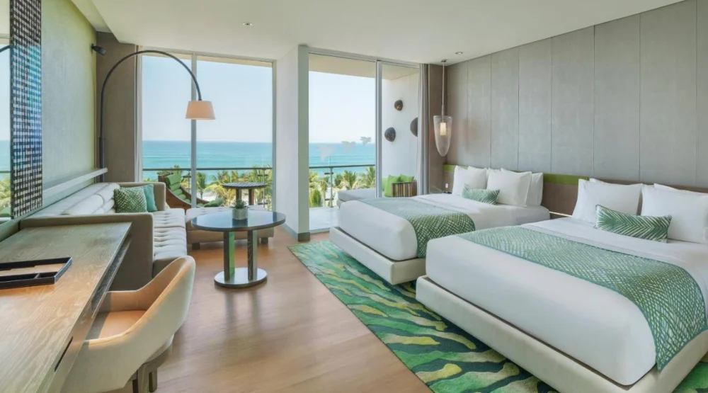 Premiere Ocean Facing View, Guest Room, Two Queen, Resort View, Balcony at W Bali