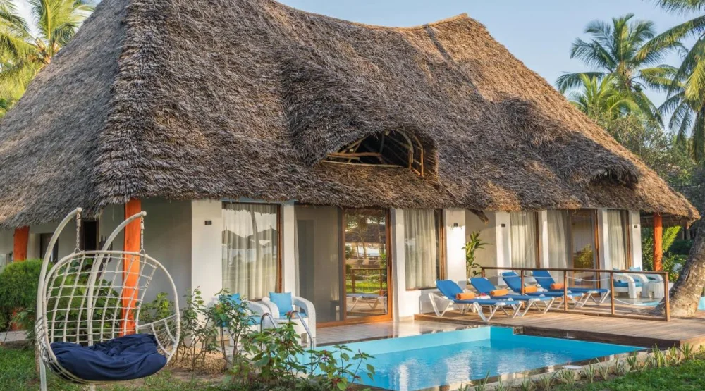 King Suite with Sea View and Private Pool at Kiwengwa Beach Resort
