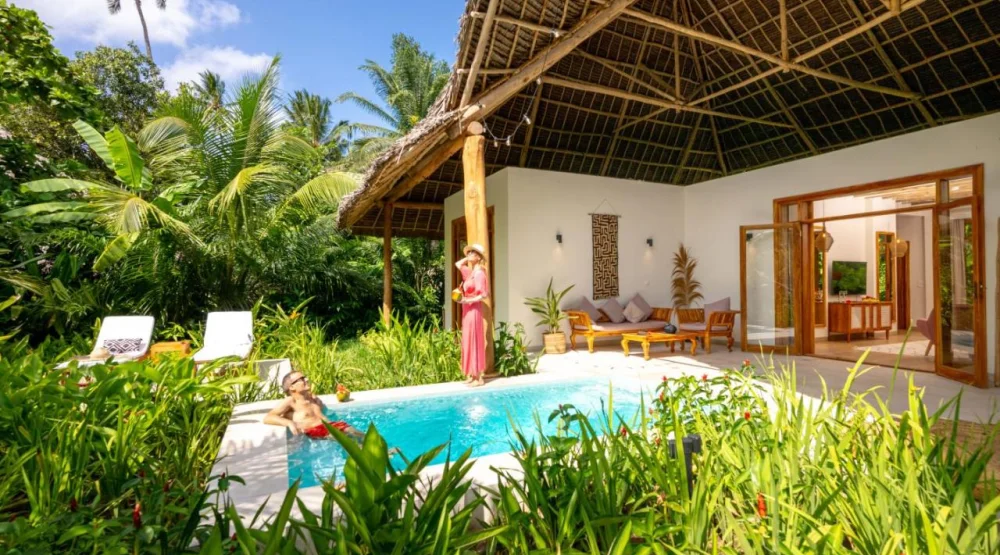 Superior Garden Villa with Plunge Pool at Zanzi Resort Private Paradise