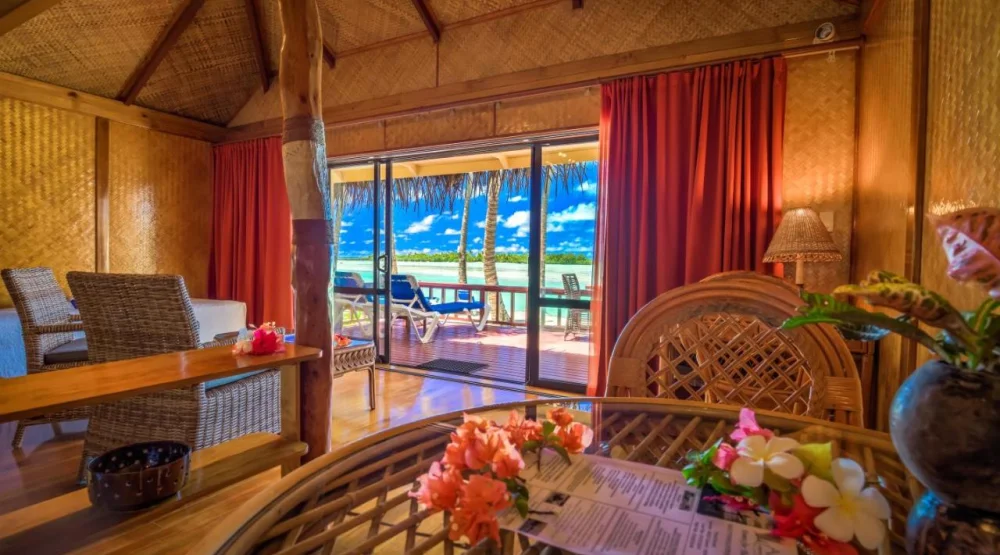 Deluxe Bungalow  - Beach Front at Aitutaki Lagoon Private Island