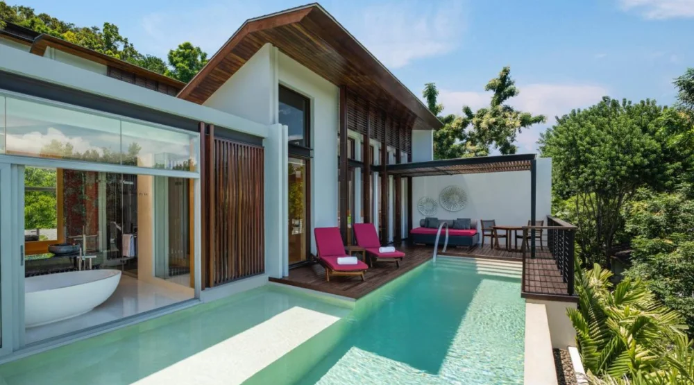 Deluxe King Villa with Garden View and Private Pool at W Koh Samui
