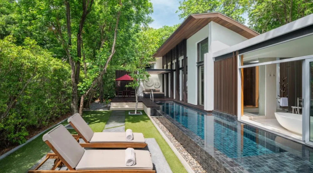 Superior King Villa with Garden View and Private Pool - Beach Side at W Koh Samui