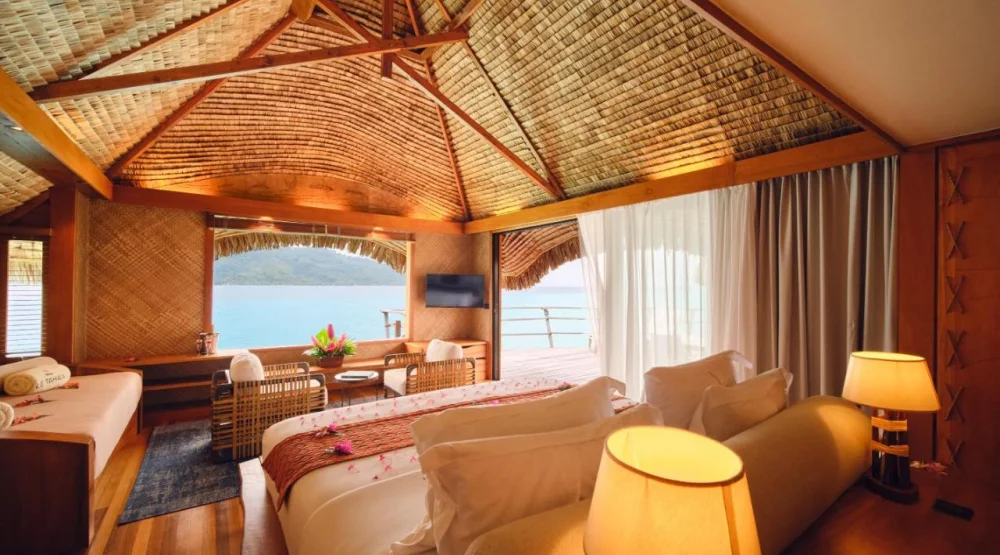 Superior Suite with Sea View at Le Taha'a By Pearl Resorts