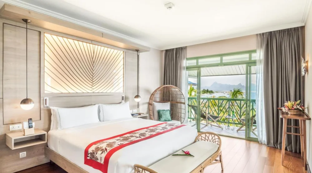 King Suite with Ocean View at Hilton Hotel Tahiti