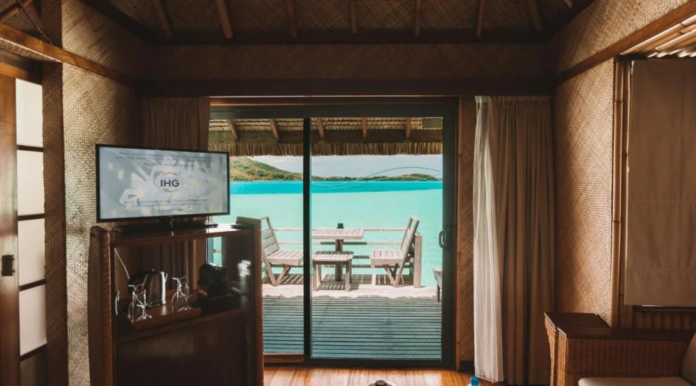 One King Overwater Bungalow Lagoon View at Intercontinental Bora Bora Le Moana Resort