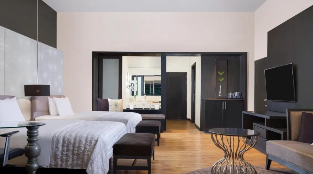 Grande Deluxe Pool View, Larger Guest Room, Two Queen, Balcony at Le Meridien Chiang Rai Resort