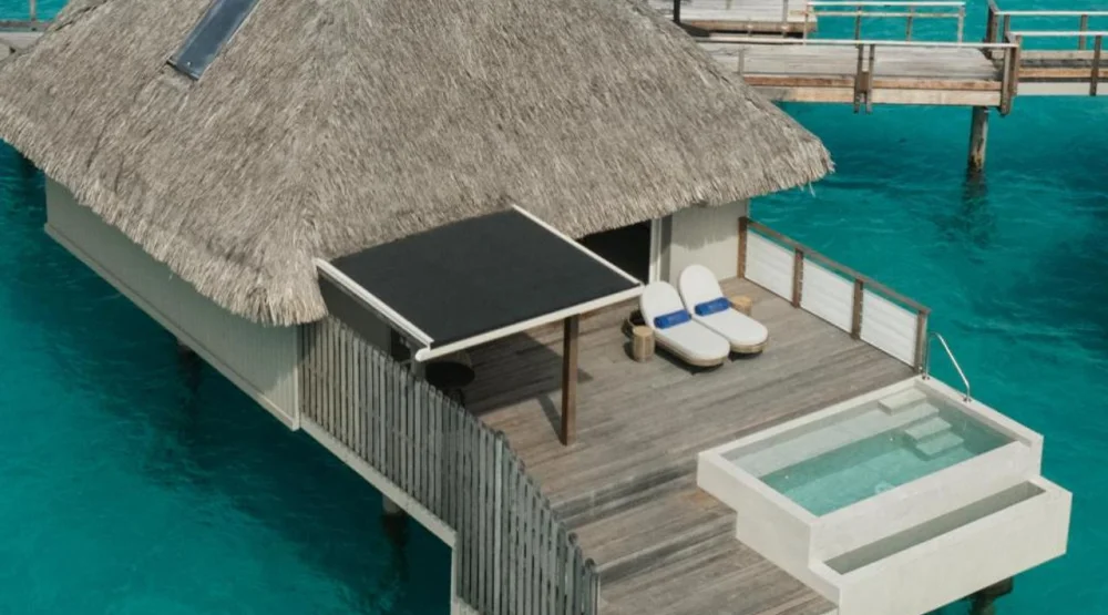 Overwater Bungalow, Otemanu View with Plunge Pool at The Westin Bora Bora Resort & Spa