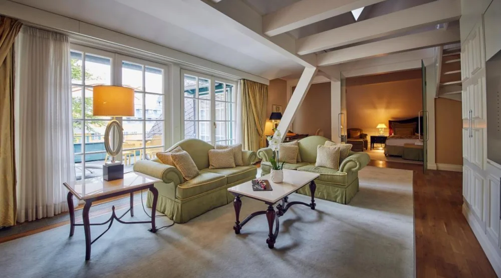 Rosengarten Suite with Sauna and Terrace at Falkensteiner Schlosshotel Velden