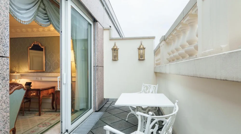 Double Room with Terrace at Grand Hotel Wien