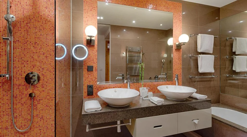 Deluxe Junior Suite at Kempinski Hotel Das Tirol