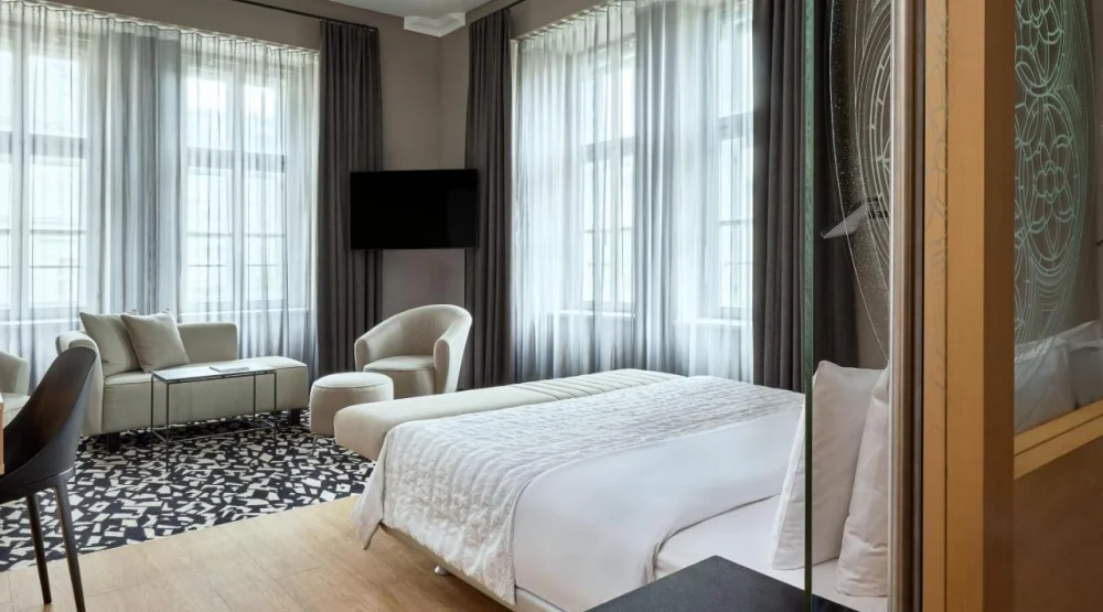 Corner Room with Park View at Le Meridien Vienna