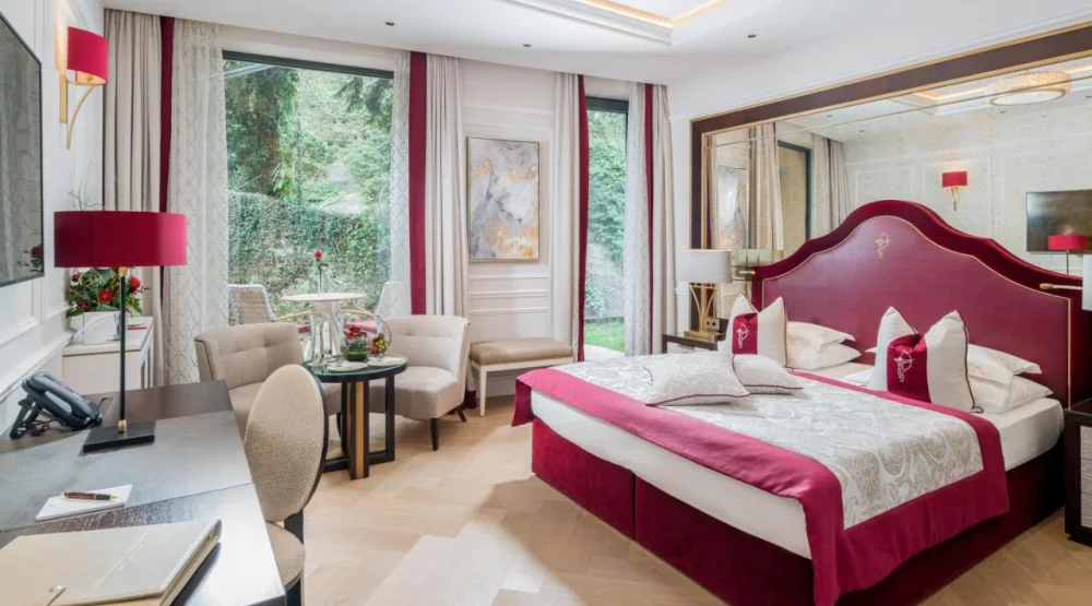 Superior Double Room with Park View at Hotel Schloss Monchstein