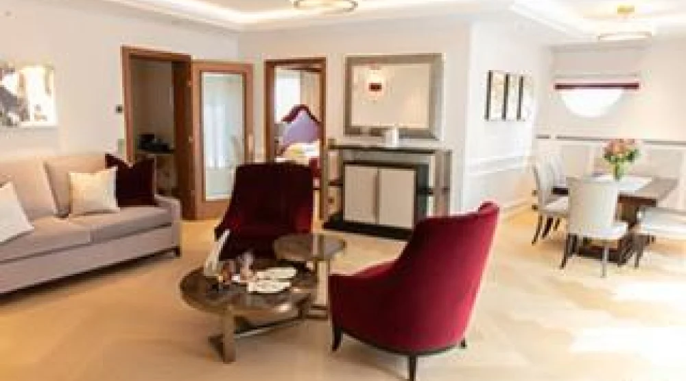 Grand Suite with Panoramic View and Private Terrace at Hotel Schloss Monchstein