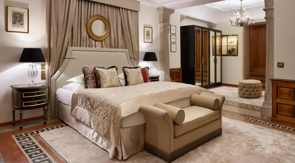 Imperial Suite with Panoramic View and Private Terrace at Hotel Schloss Monchstein