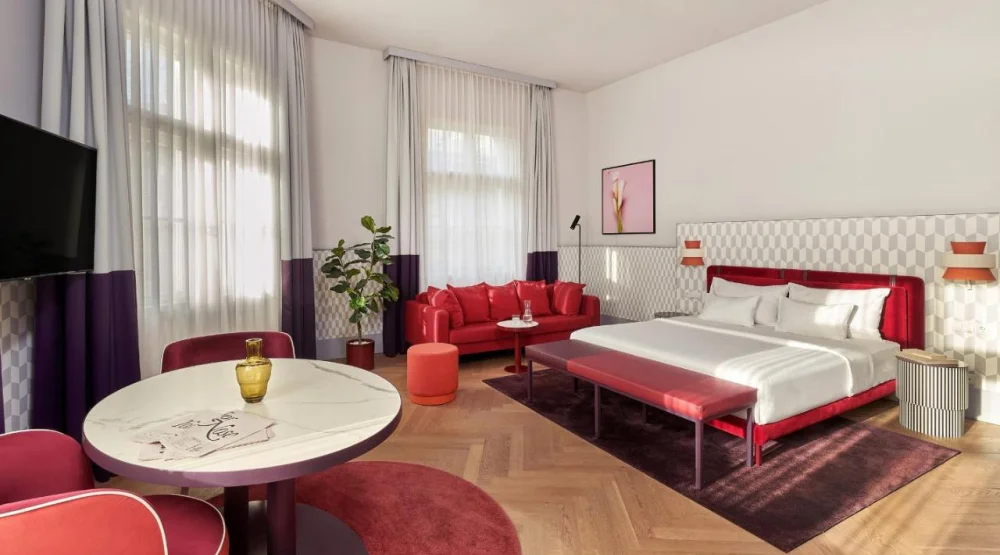 Junior Suite at Falkensteiner Hotel Prague
