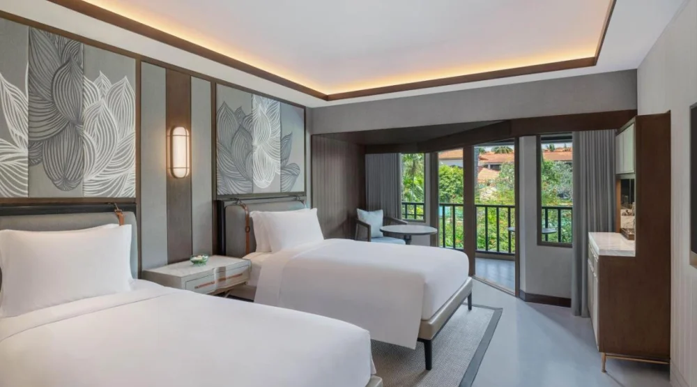Deluxe Lagoon View, Guest Room, Two Double Bed(s) at The Laguna Luxury Collection Resort & Spa