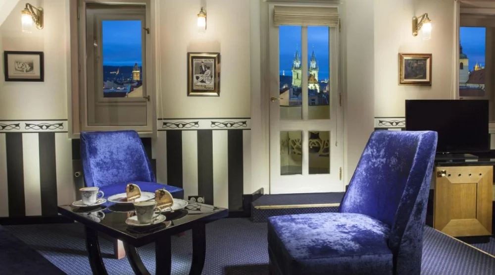 Suite with City View at Hotel Paris Prague