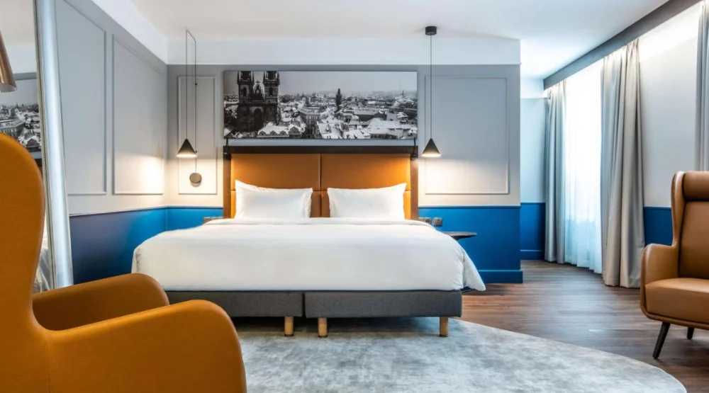 Junior Suite with Balcony at Radisson Blu Hotel Prague