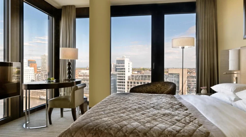 Deluxe King Room with Harbor View at Hyatt Regency Dusseldorf