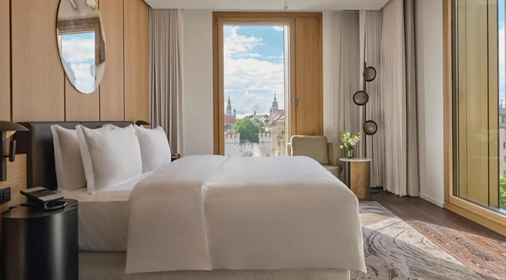 One Bedroom Panorama King Suite with City View at Koenigshof a Luxury Collection Hotel Munich