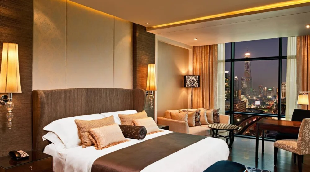 Grand Deluxe King Room with Skyline View at The St. Regis Bangkok