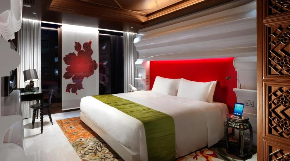 Full Moon Premier King Room with Partial Harbor View at Mira Moon