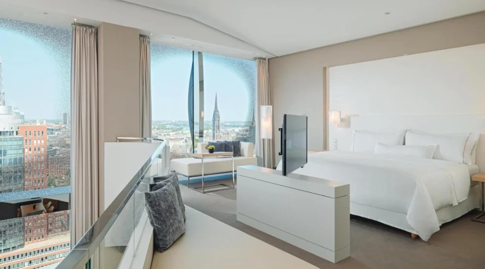 Maisonette Suite, Bi-level Suite, One King, City/elbe View at The Westin Hamburg Elbphilharmonie