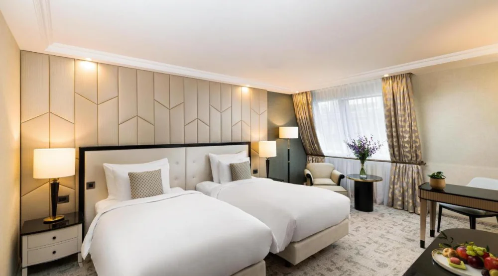 Premium Deluxe Twin Room at Kempinski Hotel Corvinus Budapest