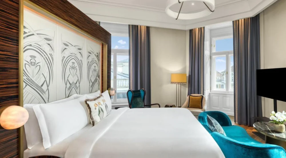 Elisabeth Bridge King Suite with River View at Matild Palace A Luxury Collection Hotel